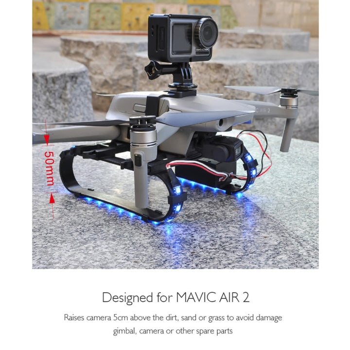 STARTRC ForDJIMavic Air 2 LED Lights Landing Gear with Light Bar