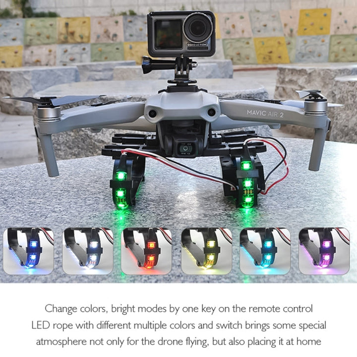 STARTRC ForDJIMavic Air 2 LED Lights Landing Gear with Light Bar