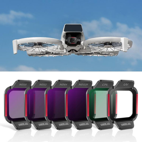 For DJI Flip STARTRC 6 in 1 ND16 ND32 ND64 ND128 CPL UV Lens Filter, 6 in 1