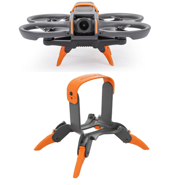 For DJI AVATA 2 Sunnylife LG797 Landing Gear Extensions Heightened Spider Gears Support Leg, Spider Gears(Orange), Spider Gears(Grey)