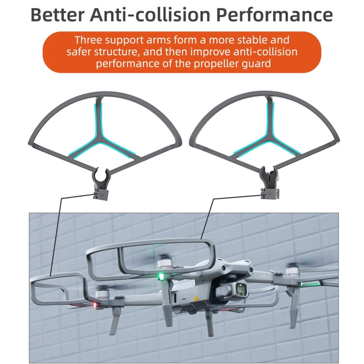 Sunnylife AIR2S-KC324 4 PCS Anti-collision Protectors Guard Bumpers with Heightened Landing Legs forDJIAir 2S