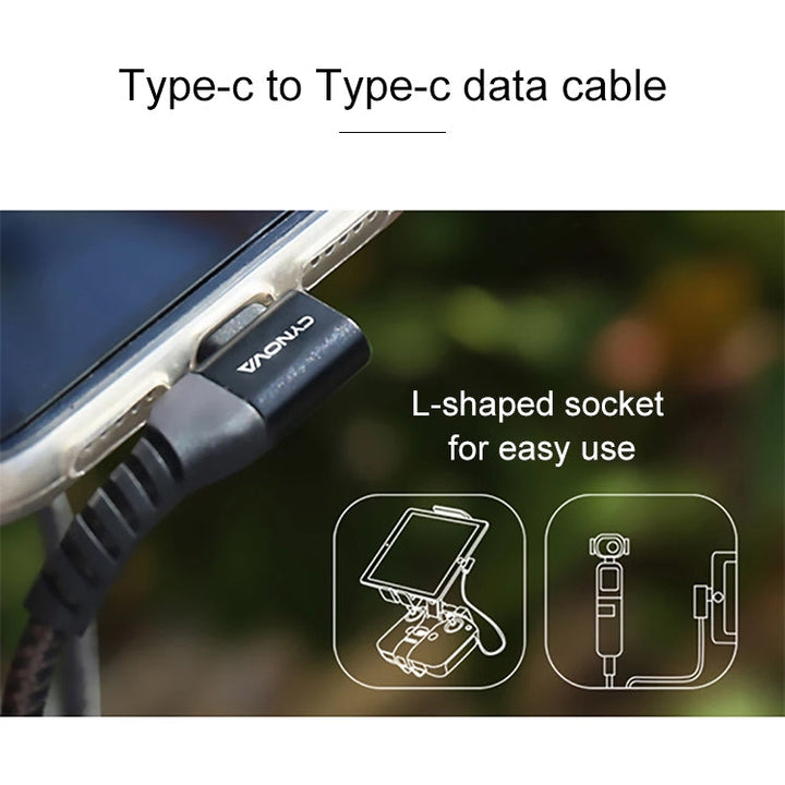 CYNOVA C-MA-206 65cm Type-C / USB-C to Type-C / USB-C Data Cable forDJIMavic Air 2