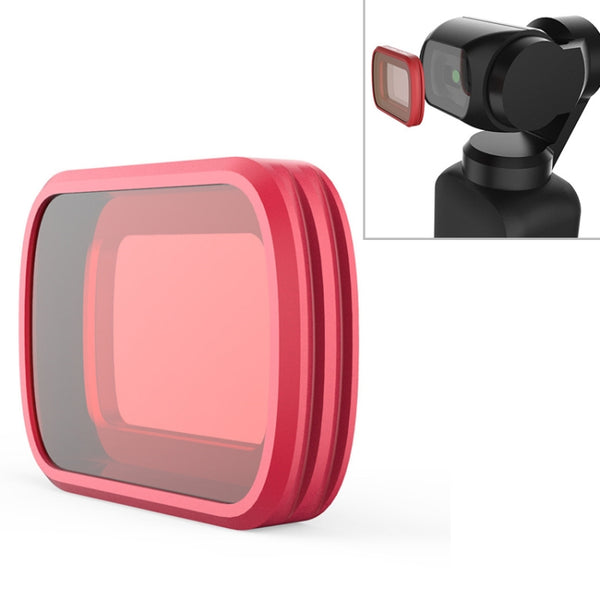 PGYTECH P-18C-016 Light Red Snorkeling Filter Profession Diving Color Lens Filter for DJI Osmo Pocket, P-18C-016
