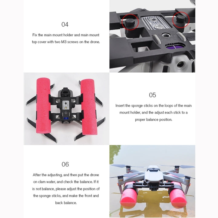 STARTRC ForDJIMavic Air 2 / Air 2S Damping Landing Gear Training Floating Kit