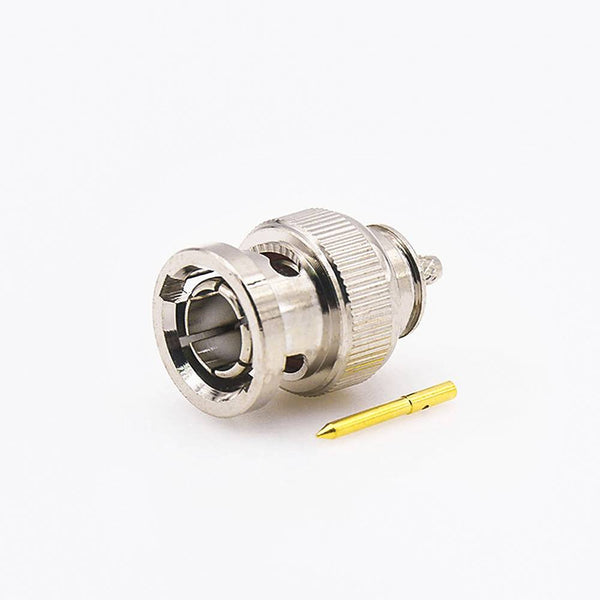 RG174/RG316 Connector Male Straight 75 Ohm Crimp