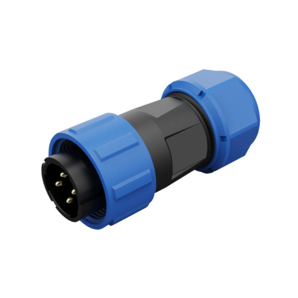 SP17 Waterproof Straight Male Plug  and  Femal Rear-nut Mount Socket Cable Connector Solder Type