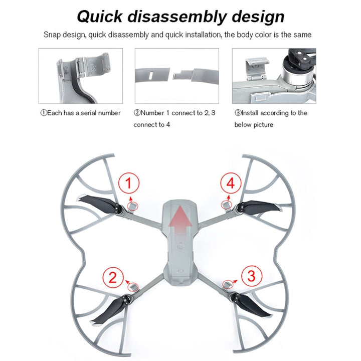 STARTRC 1108363 Drone Propeller Protective Guard Anti-collision Ring forDJIMavic Air 2