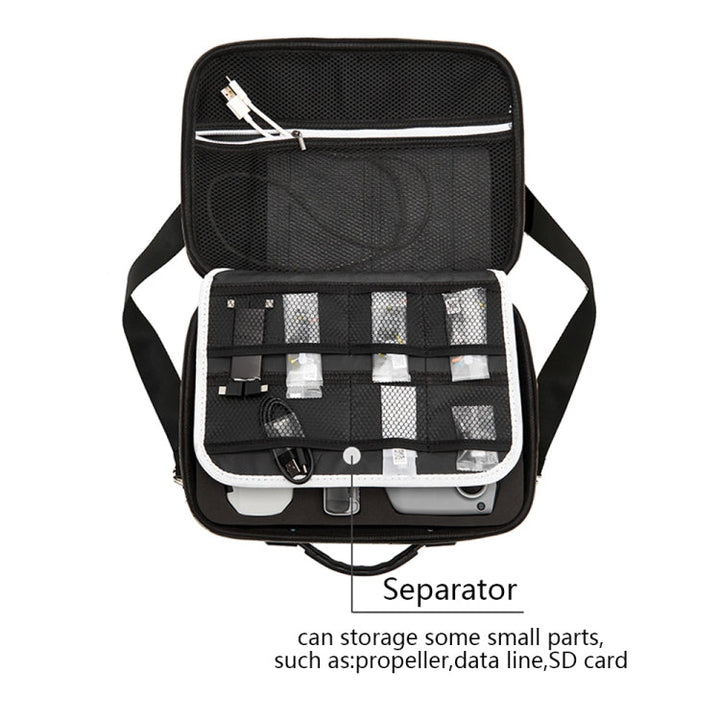 Portable Single Shoulder Storage Travel Carrying Cover Case Box with Baffle Separator forDJIAir 2S