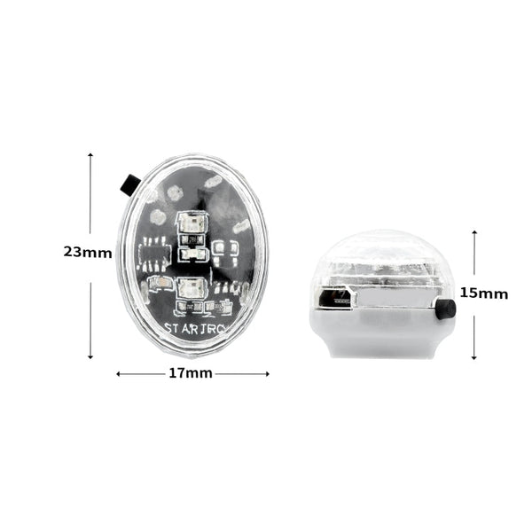 STARTRC 1109388 Rechargeable Colorful Flashing Lights forDJIAir 2S / Mini 2 / Car Model