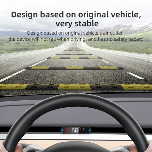 T5 For Tesla Model Y/3 2019- Car 3 inch HUD Head-up Display