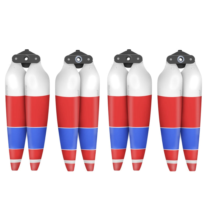 ForDJIAir 3 Sunnylife 8747F Low Noise Quick-release Propellers, Style:2 Pairs Red Blue White