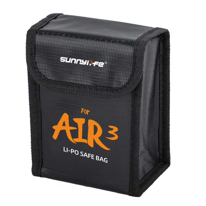 ForDJIAir 3 Sunnylife Battery Explosion-proof Safe Bag Protective Li-Po Safe Bag For 2pcs Batteries