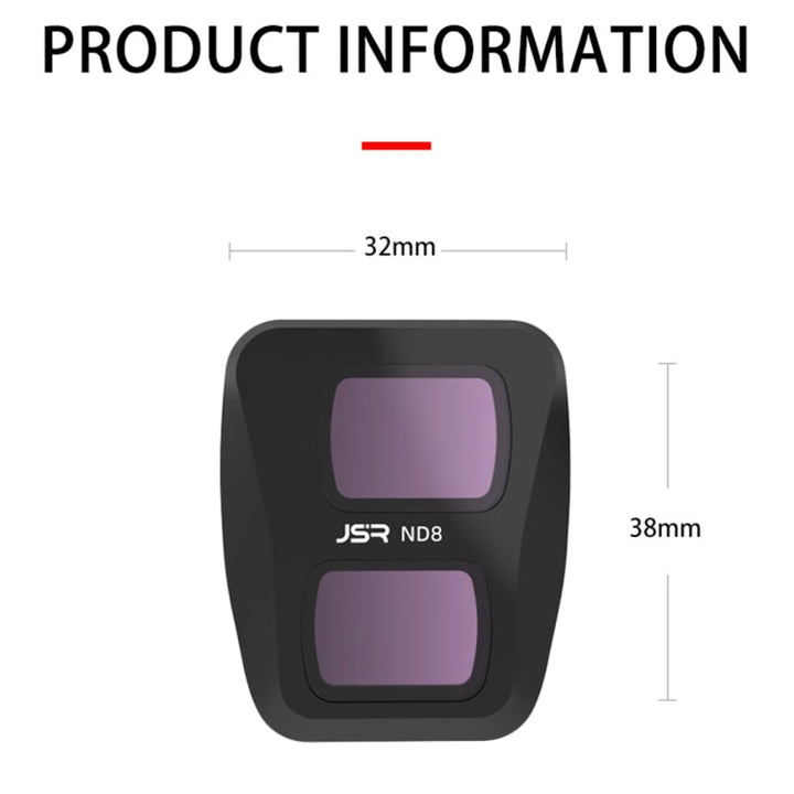 ForDJIAir 3 JSR KB Series Drone Lens Filter, Filter:ND8