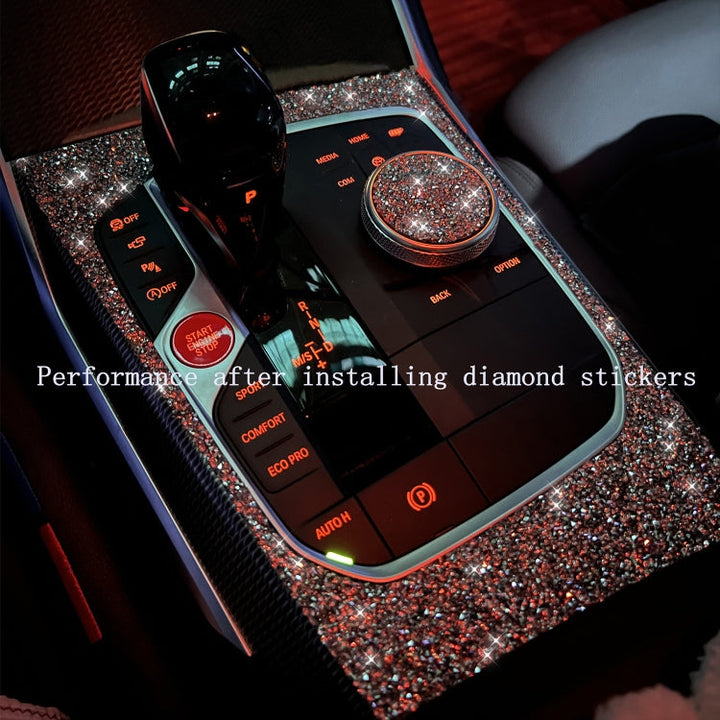 For Tesla Model S Car Outside Handle Diamond Sticker,Left and Right Drive Universal