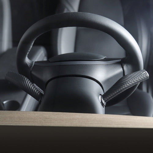 For Tesla Model 3/Y 2pcs/Set Car Turn Signal Lever Carbon Fiber Pattern Protective Cover