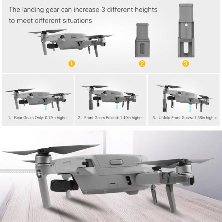 Sunnylife AIR2-LG542 ForDJIMavic Air 2 Foldable Heightened Landing Gear Holder