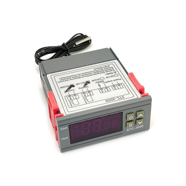 STC-1000 2 Relay Output LED Digital Temperature Controller Thermostat Incubator With Sensor Heater