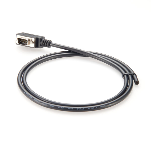 Low Profile Cable DB9 Left&Right Angled DB9 Male&Female RS232 Serial Cable With Low Profile Connectors For Pos Scanner Modem