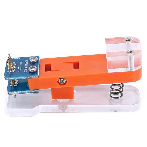 Programmer Module PCB Test Fixture 1*6P 1.27mm Test Tool Gold-plated Probe for Test Module Upload Code