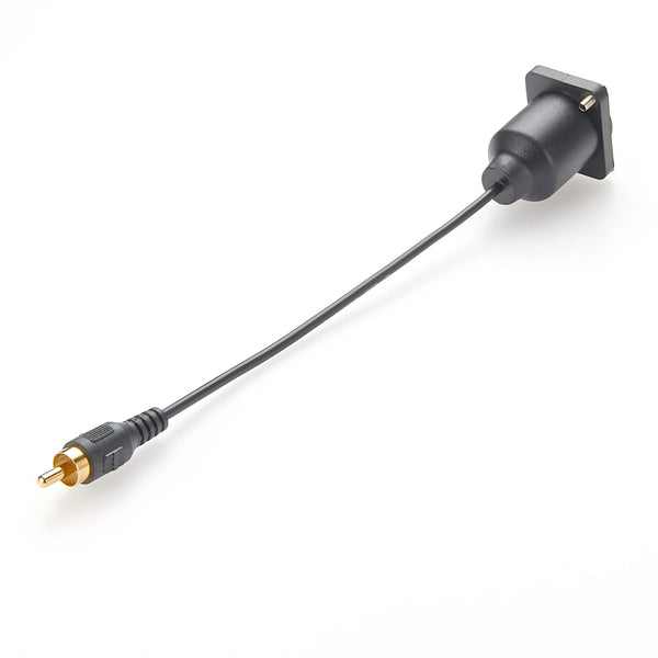 RCA D-Typ Buchse für die Einbaubuchse für die Schalttafelmontage RCA-Phono-Einbaustecker für die Schalttafelmontage 