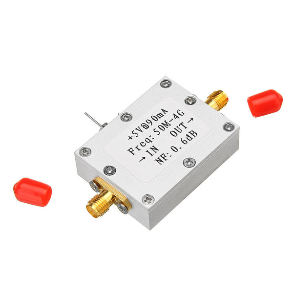 RF Amplifier Low Noise Amplifier Ham Radio Module LNA 50M-4GHz NF0.6dB RF FM HF VHF / UHF Ham Radio -110dBm