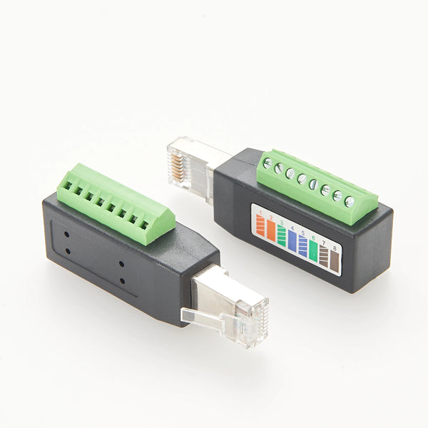 RJ45 Revolution 8-Port-Klemmenblock Ethernet-Verbindung Langlebige und stabile Übertragung 