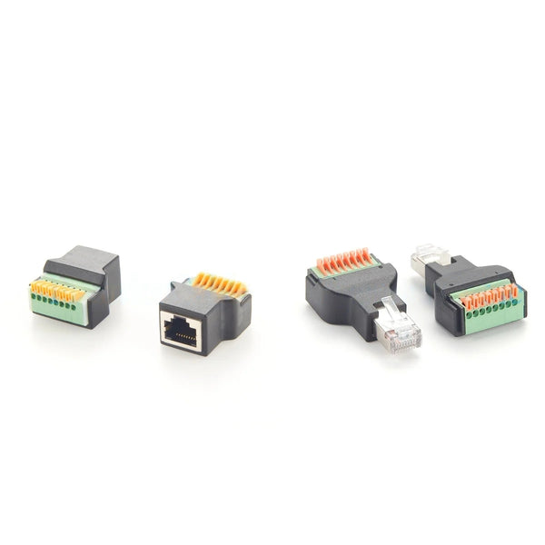 RJ45 Männlichen &amp; Weiblichen Terminal Block Presse Schweißen freies Langlebig Ethernet 