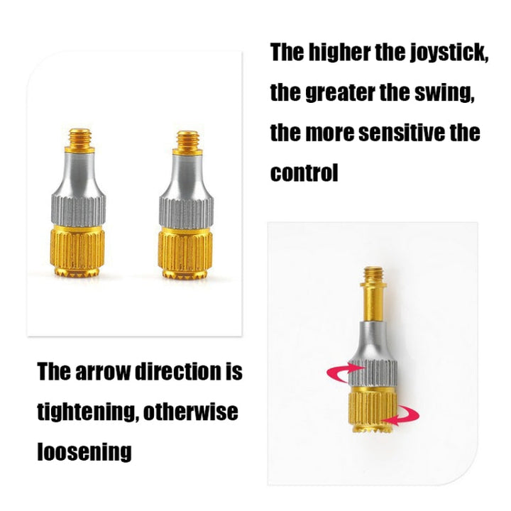 RCSTQ Two-color Drone Remote Control Retractable Adjustment Aluminum Alloy Rocker Joystick ForDJIMavic Air 2