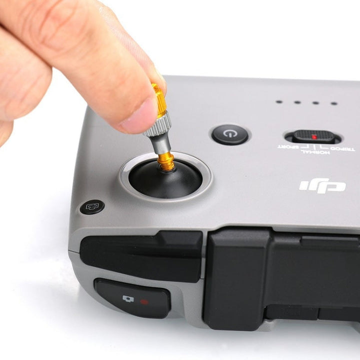 RCSTQ Two-color Drone Remote Control Retractable Adjustment Aluminum Alloy Rocker Joystick ForDJIMavic Air 2