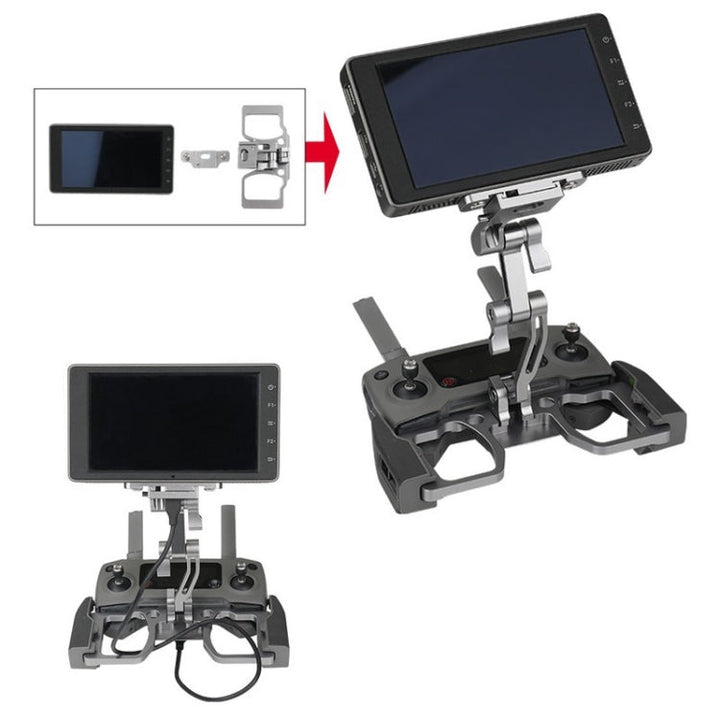 RCSTQ Tablet Bracket Aluminum Alloy Accessories forDJIMavic Air 2 / Pro / 2 / Air / Mini / Spark, Colour: Dual-use