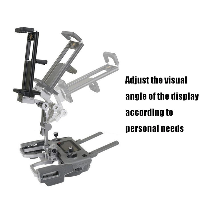 RCSTQ Tablet Bracket Aluminum Alloy Accessories forDJIMavic Air 2 / Pro / 2 / Air / Mini / Spark, Colour: Triple-use