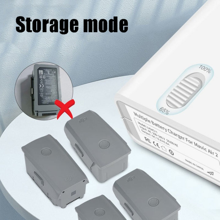 RCSTQ RCGEEK Multi-charge 6 in 1 HUB Intelligent Battery Controller Charger for forDJIMavic Air 2