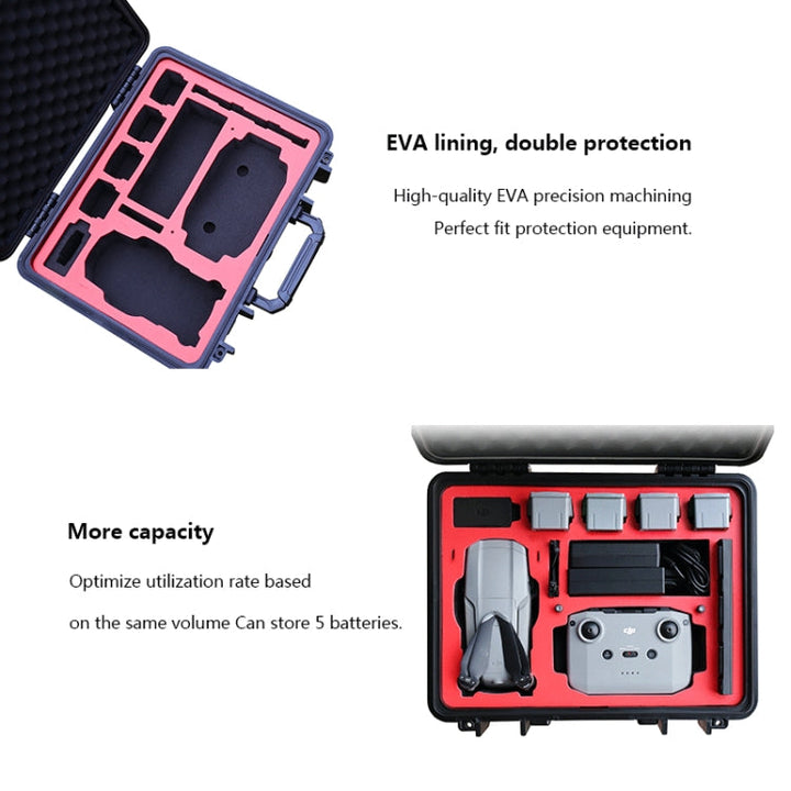 LKTOP ForDJIAir 2S Waterproof Safety Box Storage Suitcase