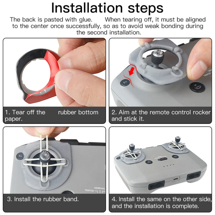 RCSTQ Remote Control Stick Damper Joystick Fixed Bracket ForDJIMavic Air 2 / Air 2S / Mini 2