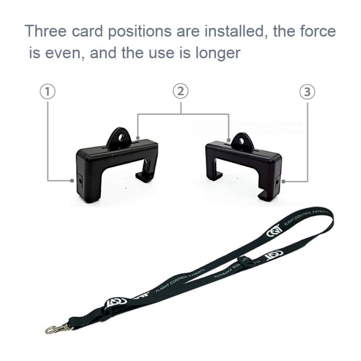 CQT Remote Control Lanyard With Hook ForDJIMavic Air 2/2S/Mini 2 /Mini 3 Pro,Style: Only Buckle