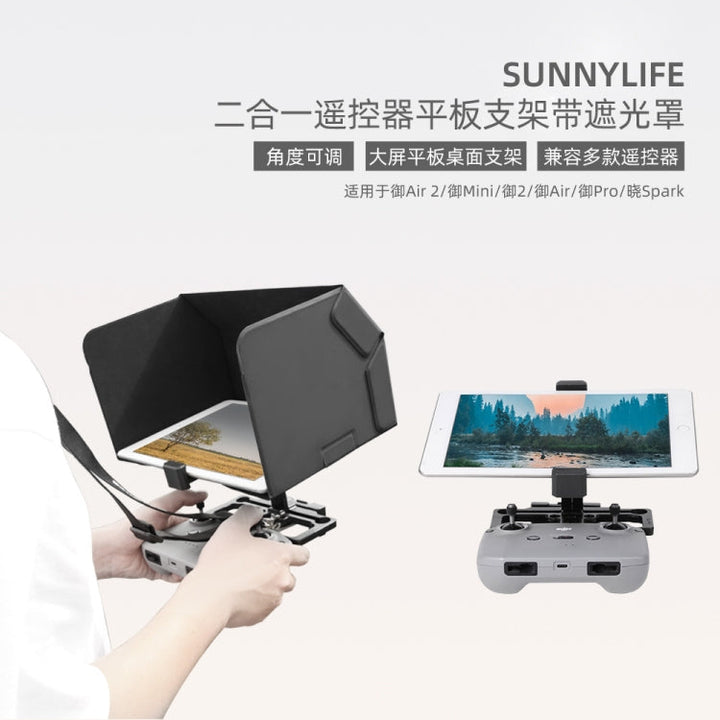 Sunnylife TY-Q9401 For Mini3 Pro / Mavic 3 / Mavic Air2S RC Tablet Holder with Lens Hood