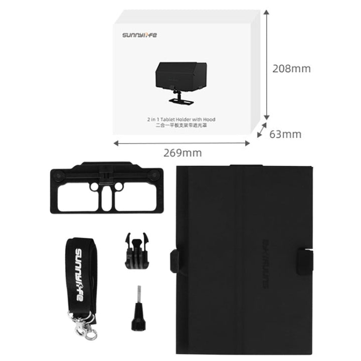 Sunnylife TY-Q9401 For Mini3 Pro / Mavic 3 / Mavic Air2S RC Tablet Holder with Lens Hood