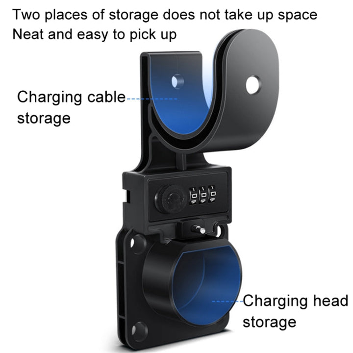 For Tesla Charging Pile Anti-Theft Protection Rack, Style: With Password