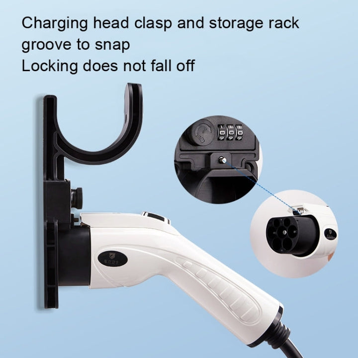 For Tesla Charging Pile Anti-Theft Protection Rack, Style: With Password