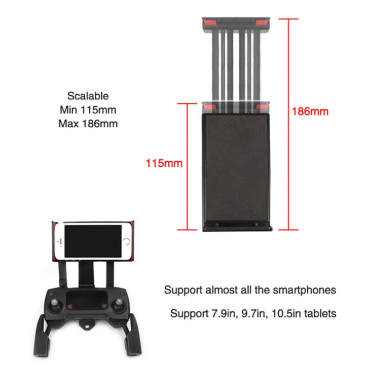 ForDJISpark Mavic Air Remote Controller Phone Tablet Holder Mount