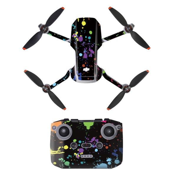 Sunnylife MM2-TZ452 For DJI Mini 2 Waterproof PVC Drone Body + Arm + Remote Control Decorative Protective Stickers Set, MM2-TZ452 Watercolor Splash Ink, MM2-TZ452 Color Graffiti, MM2-TZ452 Army Green Camouflage, MM2-TZ452 Desert Camouflage