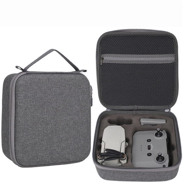 For DJI Mavic Mini 2 Dual Battery Storage Bag Handheld Protective Case, Light Grey