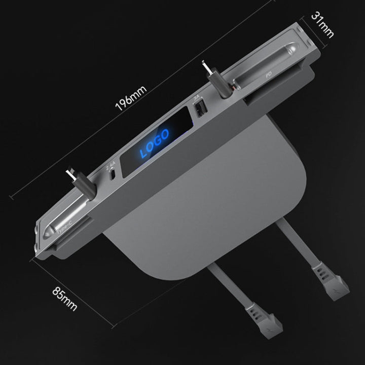 For Tesla Model 3/Y 27W Quick Interior Charger Intelligent USB-C/Type-C Docking Station HUB