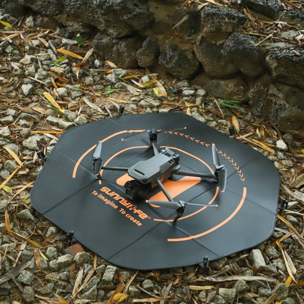 Sunnylife TJP11 80cm Hexagonal Double-sided Folding With Ground Spikes Drone Universal Apron, 80cm