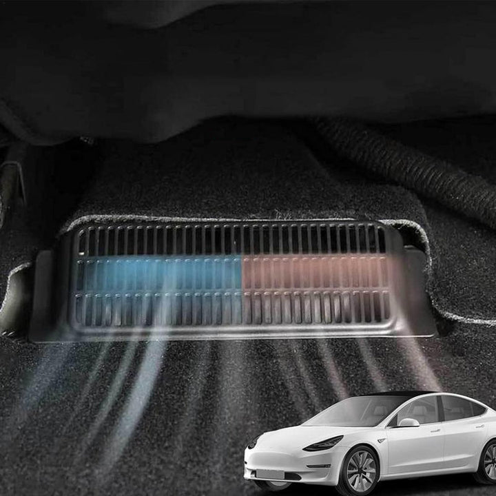 For Tesla Model Y Buckle Model Protective Cover for Air Outlet Under Car Seat Air Conditioning Air Intake Filter