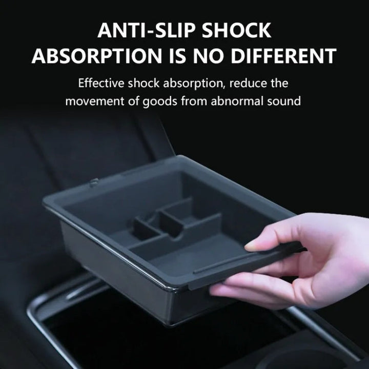 For Tesla Model 3/Y Center Armrest Storage Box Car Modification Accessories Central Storage Box