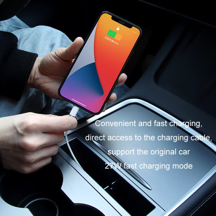 For Tesla Model 3/Y Mobile Phone Storage Box