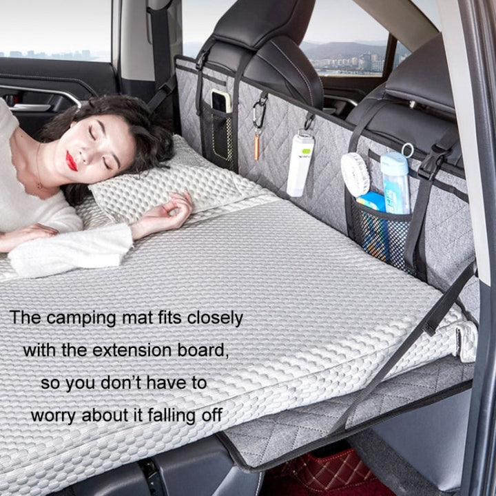 Car Camping Bed Folding Board SUV Rear Row Extension Board For Tesla, Color: Gray