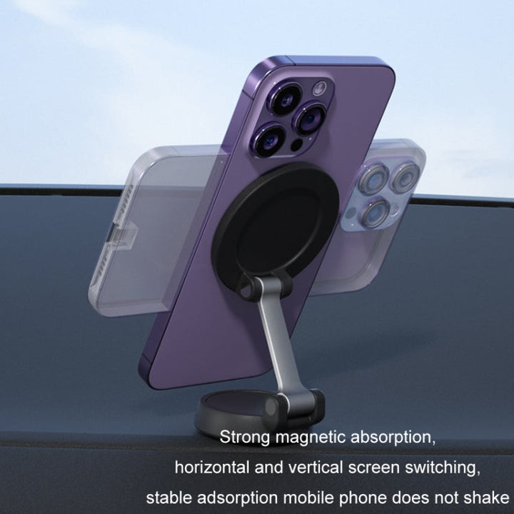 For Tesla Car Metal Folding Magnetic Phone Holder