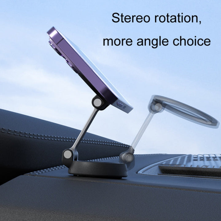 For Tesla Car Metal Folding Magnetic Phone Holder